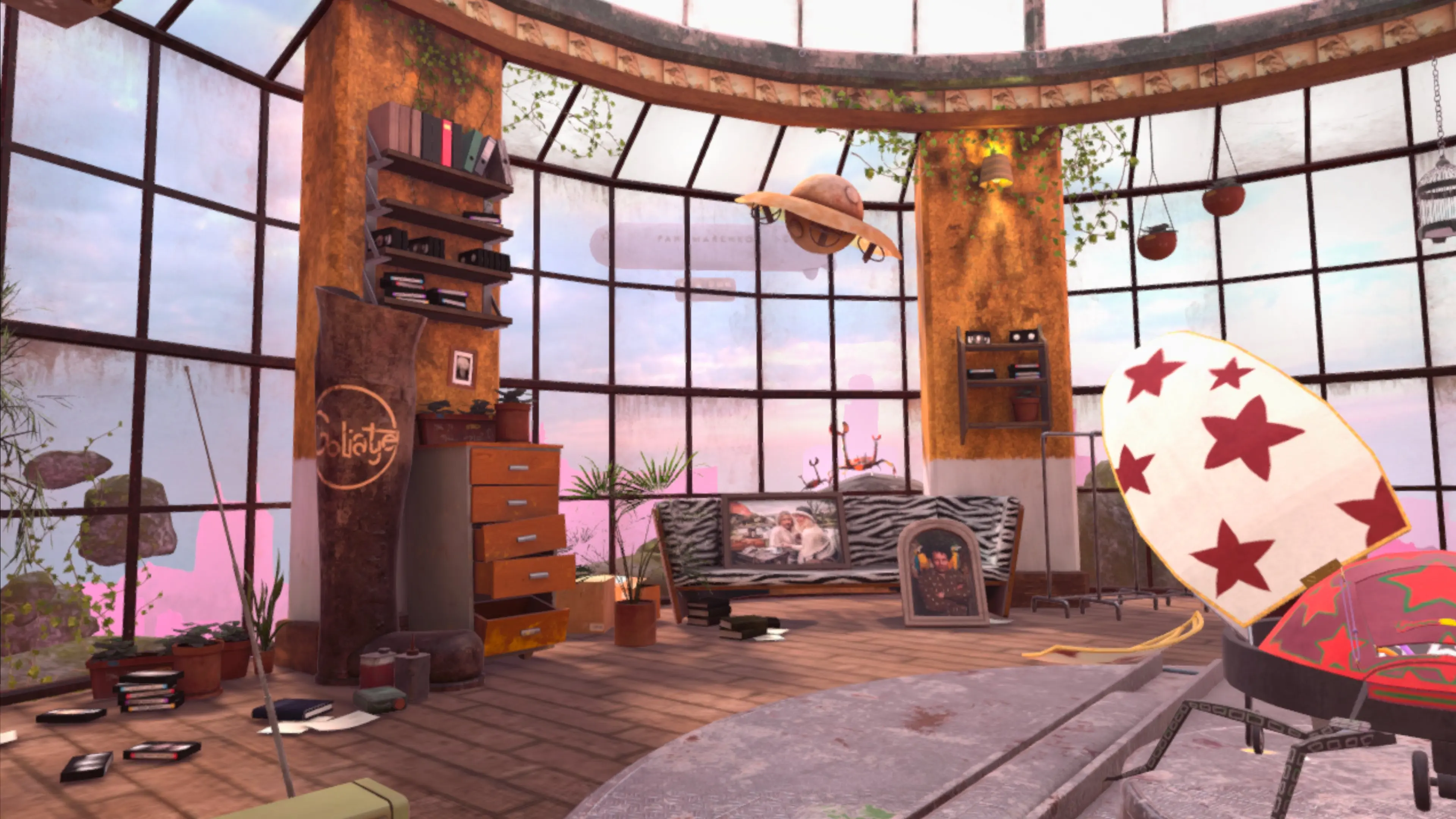 Screenshot of the Panamarenko's Workshop project